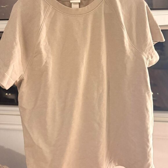 Cream and tan casual streetwear tee #streetwearvibes - Picture 1 of 1